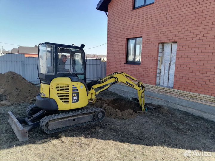 Услуги мини экскаватора