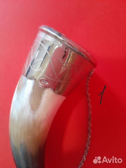 Рог изобилия СССР(кость,мельхиор)винтаж