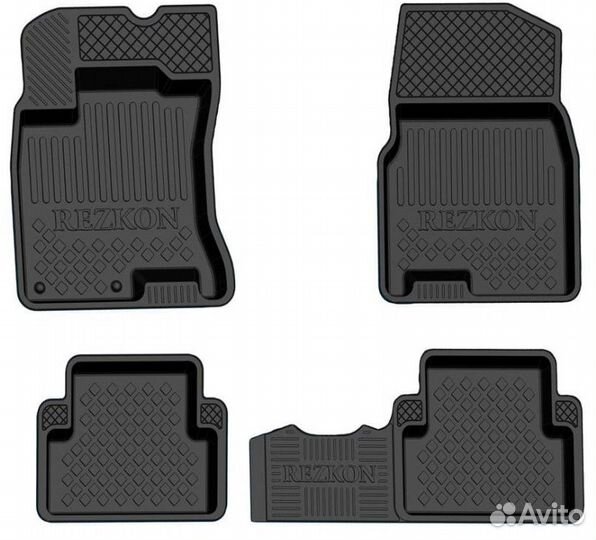 Ковры в салон резиновые полиуретановые