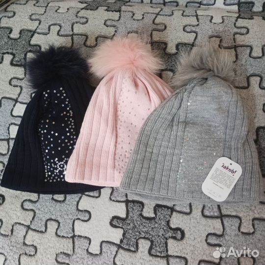 Шапка для девочки демисезон