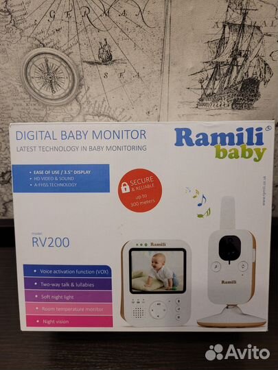 Видеоняня ramili baby rv200