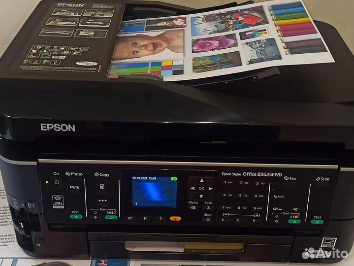 Мфу Epson BX 625 FWD с снпч и WiFi