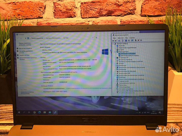 Игровой ноутбук Asus SSD 8gb/2 Видеокарты