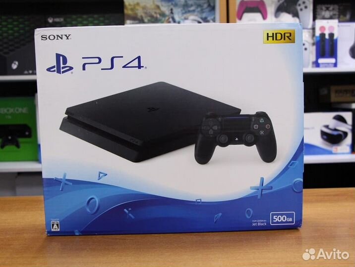 Sony Playstation 4 Slim 500Gb Black (JP CUH-2200A)