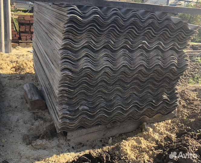 Шифер волновой бу
