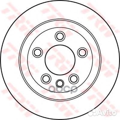 Диск торм.зад.VW touareg 2.5-6.0 2002 DF4487S