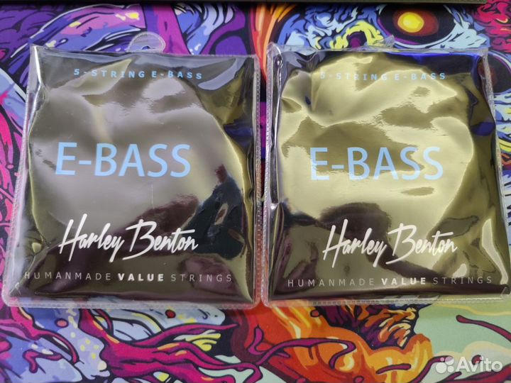 Струны для бас гитары Harley Benton 45-130 5 струн