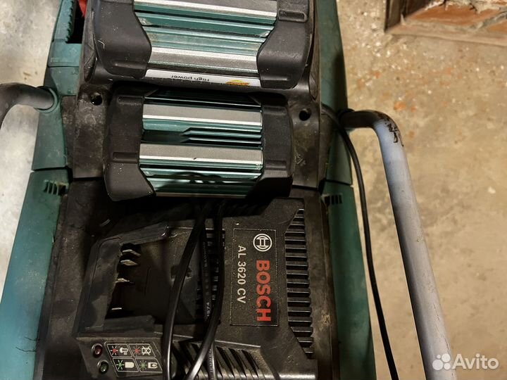 Газонокосилка электрическая bosch
