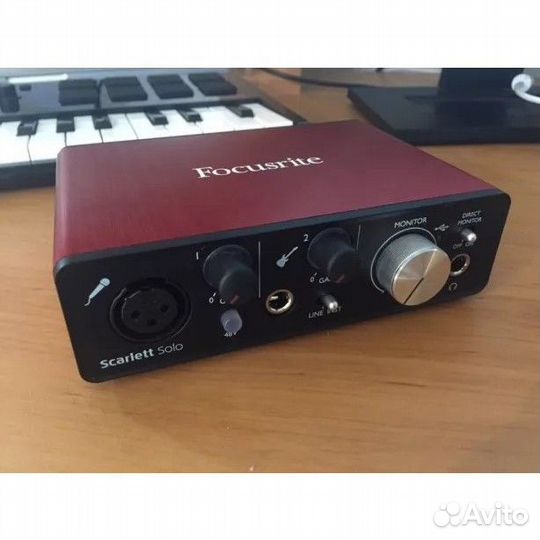 Внешняя звуковая карта focusrite
