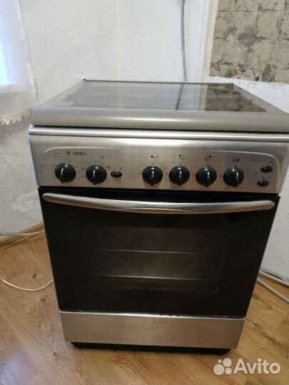 Газовая плита Гефест б/у, 60 см, нержавеющая сталь