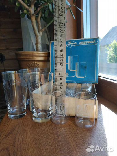 Ваза. Стаканы. Стопки. молочная бутылка СССР