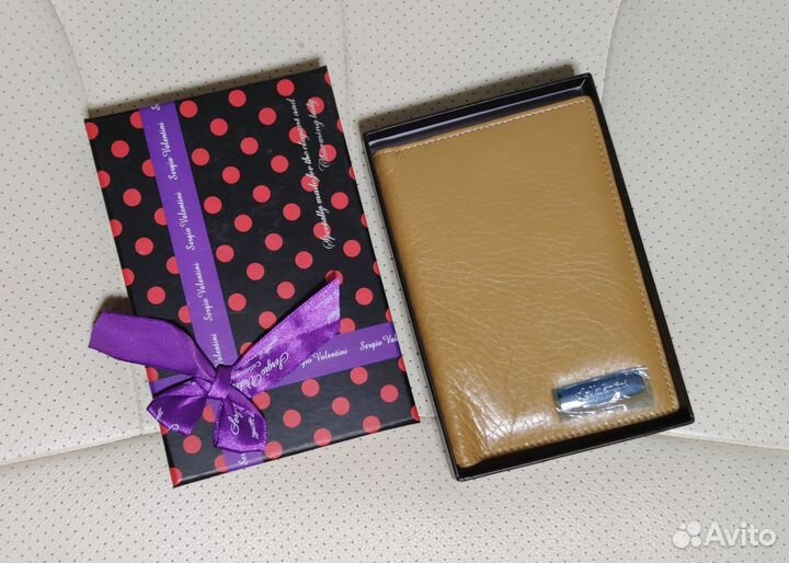 Обложка для паспорта S.Valentini кожа новая