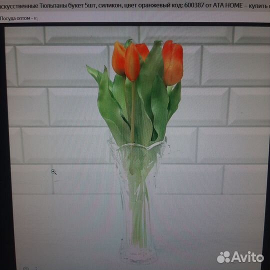 Букет тюльпанов (силикон)