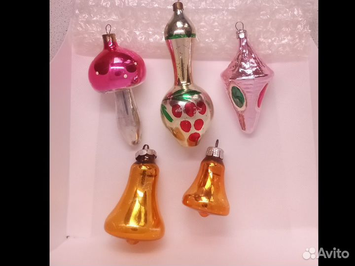 Ёлочные игрушки времен СССР