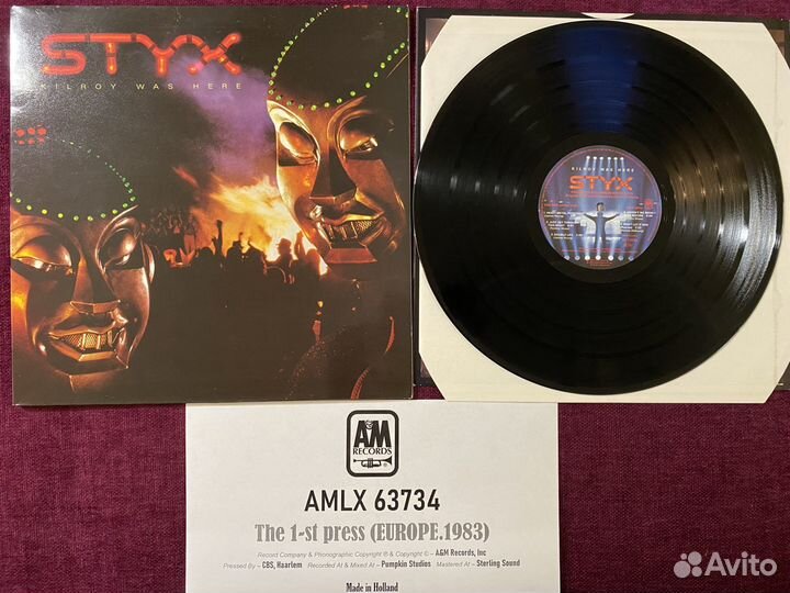 Styx.1983- (A&M,Europe) 1st press