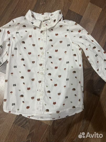 Hm рубашка и брюки для мальчика 80р