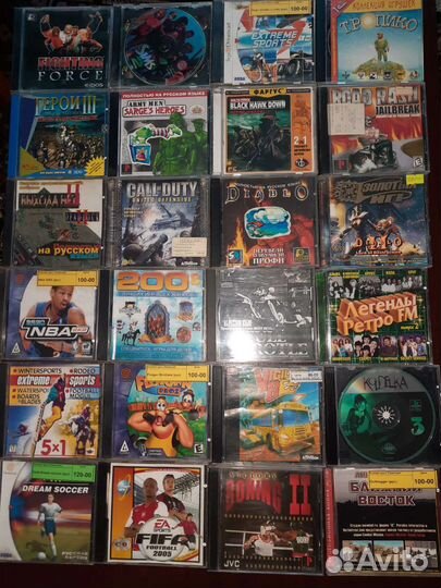 Диски, Playstation 1, Playstation 2, PC