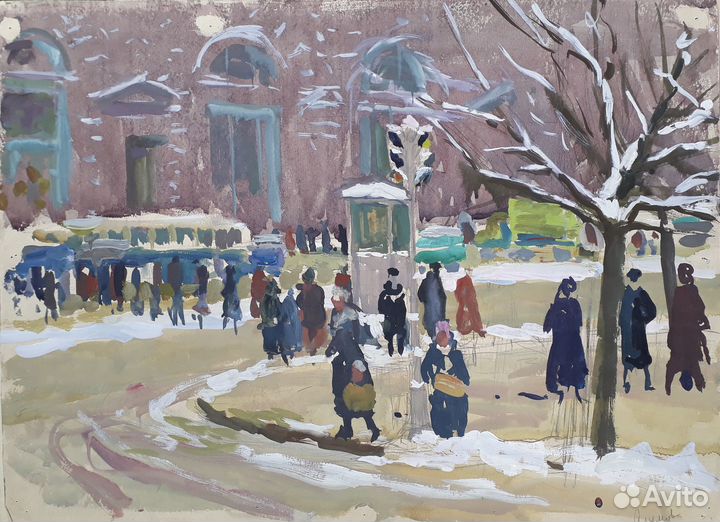 Виды Москвы. Антикварные литографии и акварели