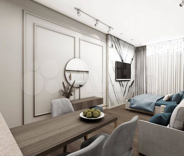 1-к. апартаменты, 32,9 м², 1/7 эт.