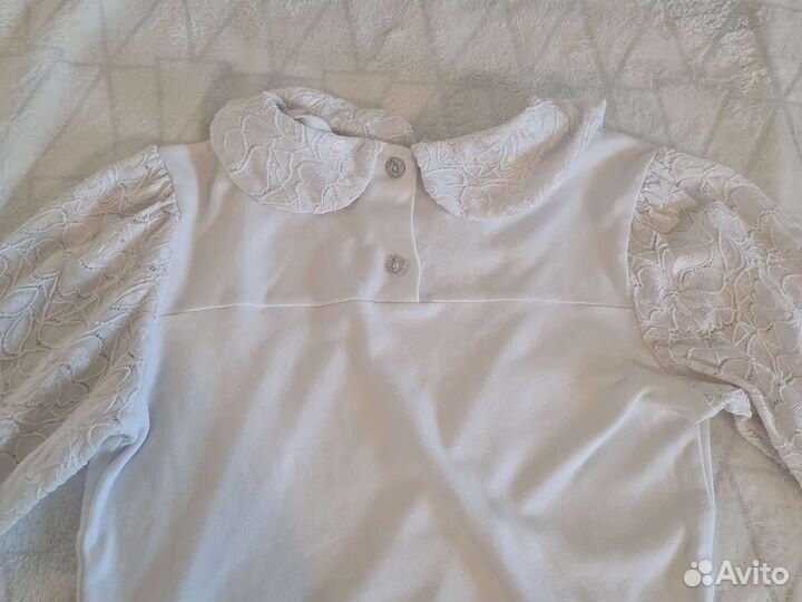 Кофточка школьная белая для девочки