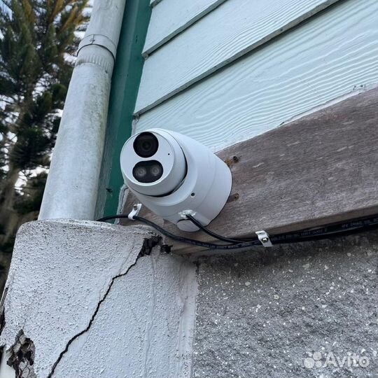 Камера видеонаблюдения с установкой