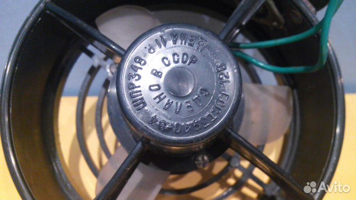 Вентилятор 12V. СССР гост 3940-84