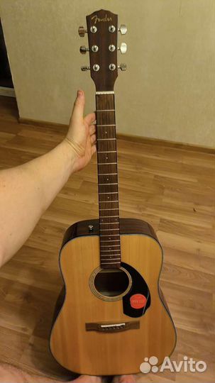 Акустическая гитара Fender cd 60s natural