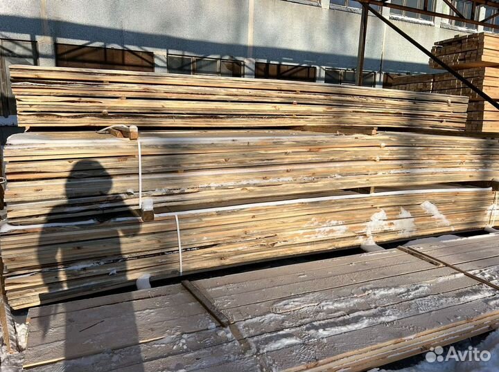 Доска обрезная 50х100х6000мм с доставкой