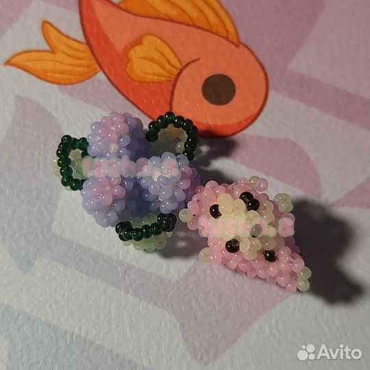 Мини амигуруми из бисера