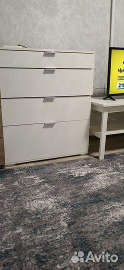 Комод IKEA белый бу