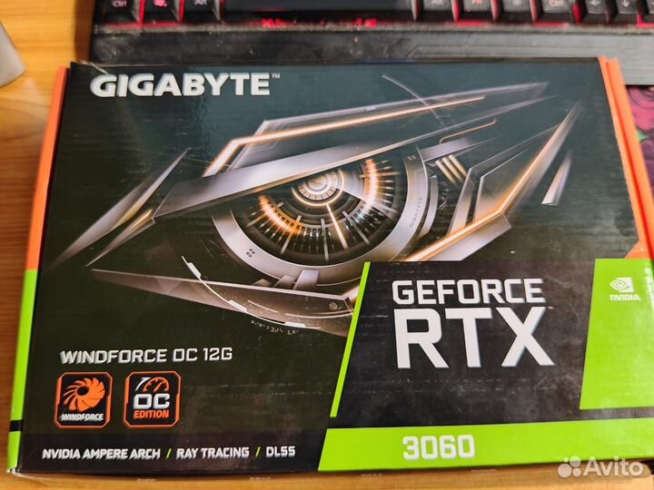 Видеокарта gigabyte nvidia GeForce RTX 3060 12gb