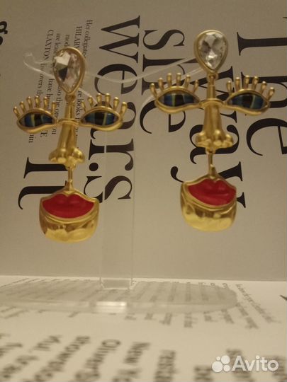 Серьги глаза Schiaparelli