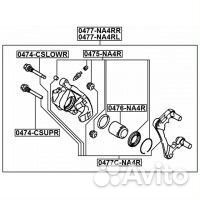 Поршень суппорта тормозного заднего (toyota camry