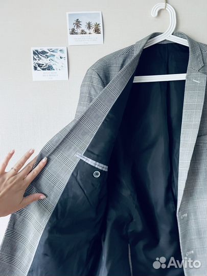 Пиджак в клетку