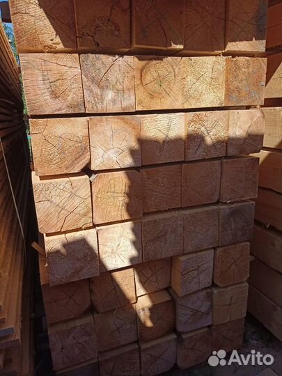 Брус обрезой хвоя 100x150x6000