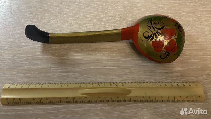 Хохлома ложка поварешка 28см в идеале СССР