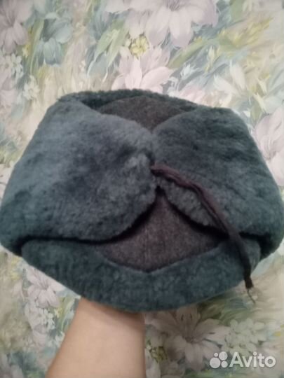 Зимняя шапка ушанка меховая