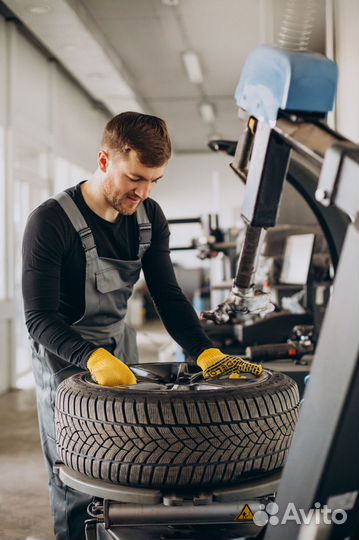 Мастер шиномонтажник (с выездом по городу)