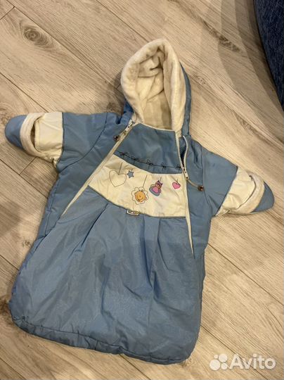 Зимний конверт в коляску