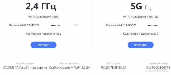 Роутер Xiaomi Mi router 4a Gigabit Edition