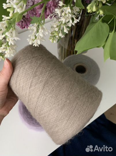 Пряжа сури альпака на шелке Suri Seta