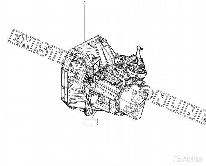 Коробка передач робот Vaz LADA Xray 21179 2016