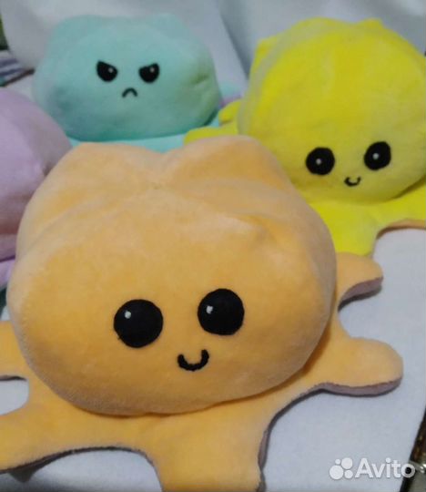 Мягкая игрушка. Осьминог перевертыш