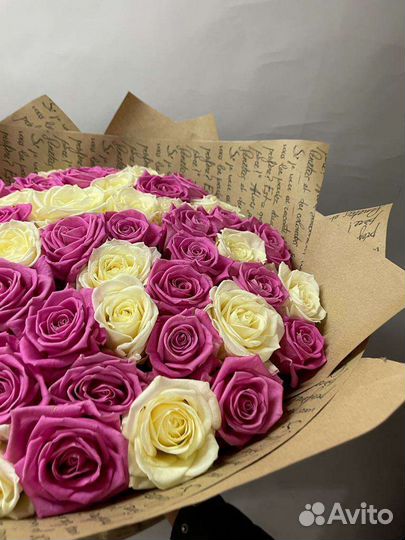 Цветы букеты розы