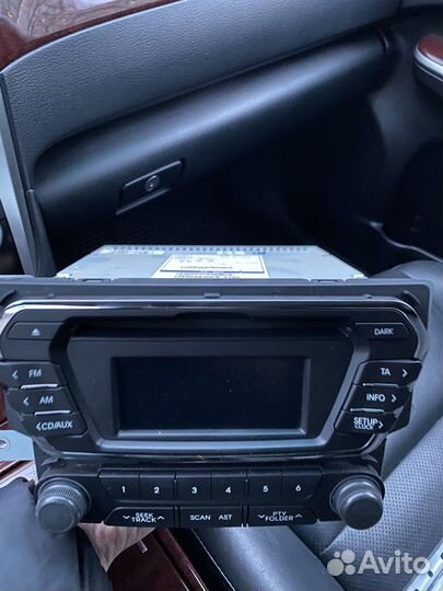 Заводская магнитола для кия рио