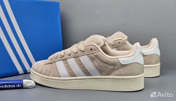 Кроссовки Adidas Originals Campus 00s Бежевые