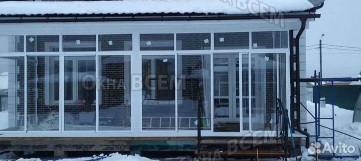 Остекление окон и балконов пвх