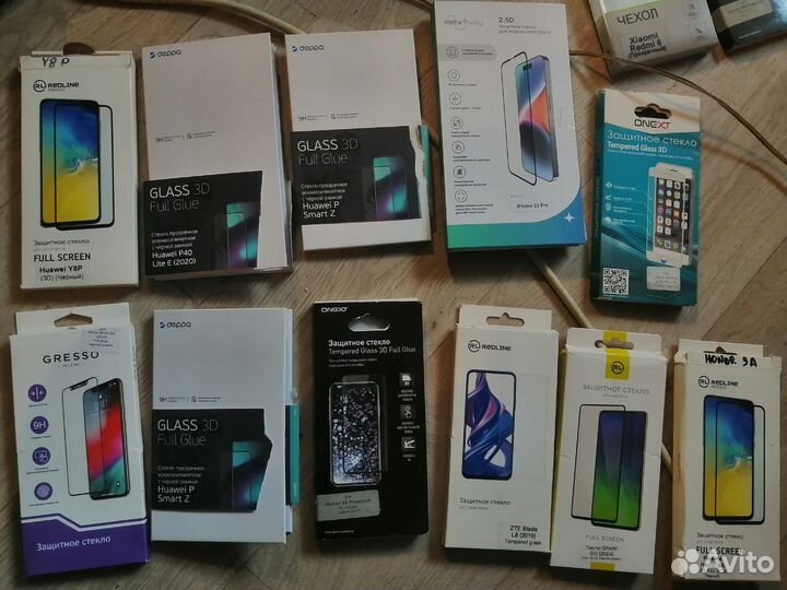 Чехлы, защитные стёкла