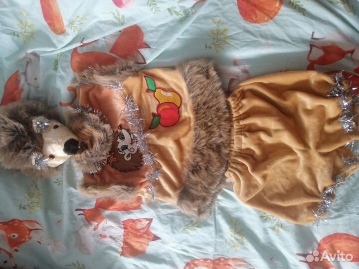 Новогодний костюм ёжика