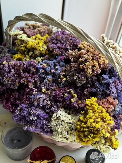Корзина сухоцветов
